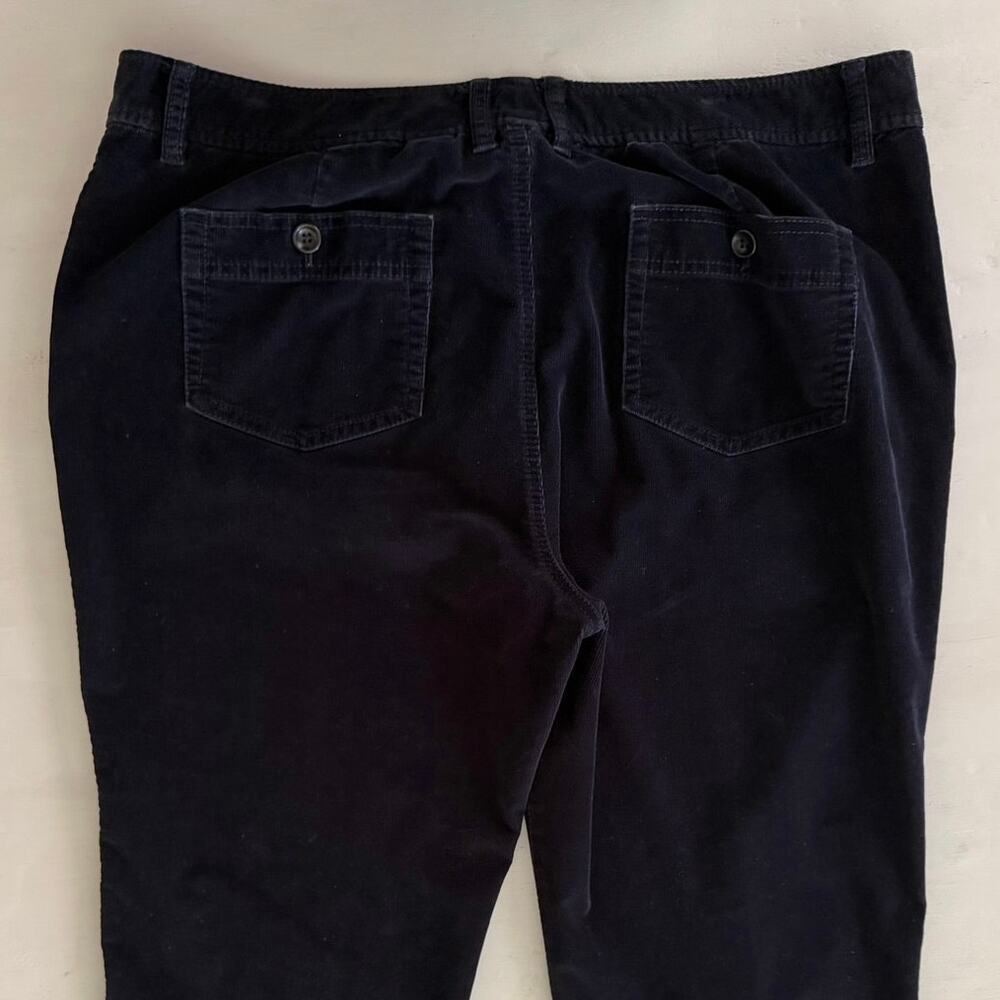 Eddie Bauer Corduroy Bootcut Pants Womens Size 18 Tall Work Dark Academia Casual - Picture 7 of 15